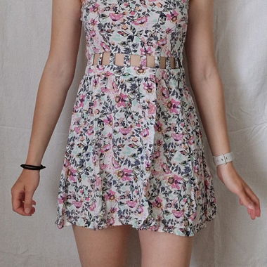 Gemustertes Sommerkleid 