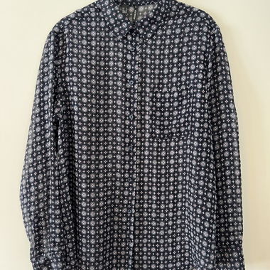 Mango Blouse - Blue - Size S