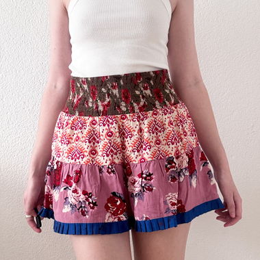 bunt gemusterter subdued mini skirt