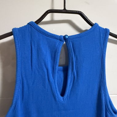 Blue SHEIN ribbed jumpsuit, XS