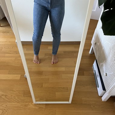 Jeans MNG taille haute