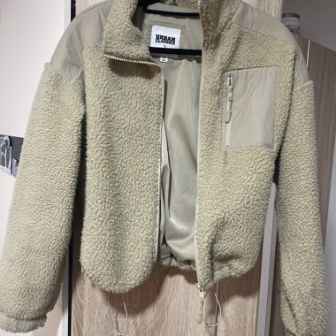 Urban Classics Fleecejacke beige Grösse S