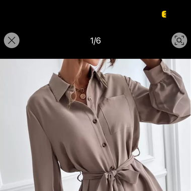 Elegante Bluse in Mokka-Braun