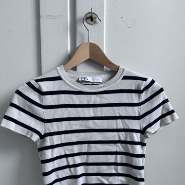 gestreiftes Croptop