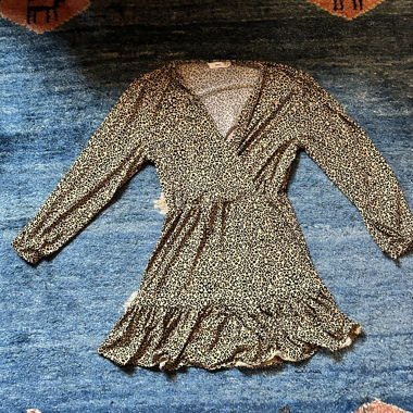 MANGO Freizeitkleid mit Leopardenmuster, S