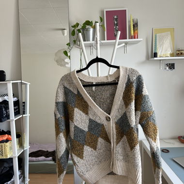 Cardigan a rombi DF Young