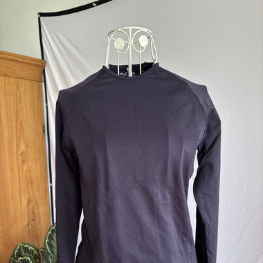 violettes langarm Sport Shirt von H&M