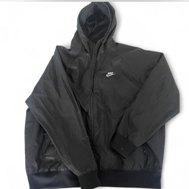 Giacca antivento nera Nike