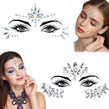 Bijoux adhésifs pour fête et festival