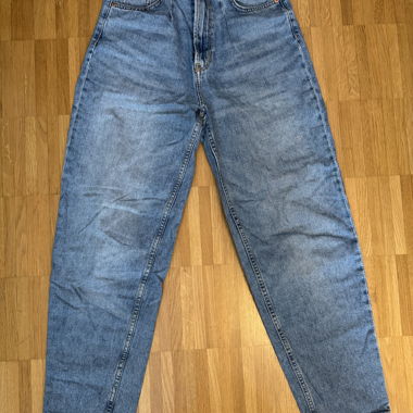 Blue mom jeans