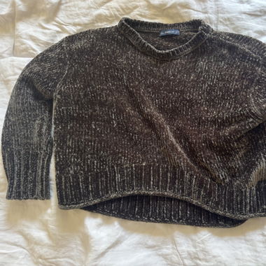 Zara Cozy Velvet Sweater