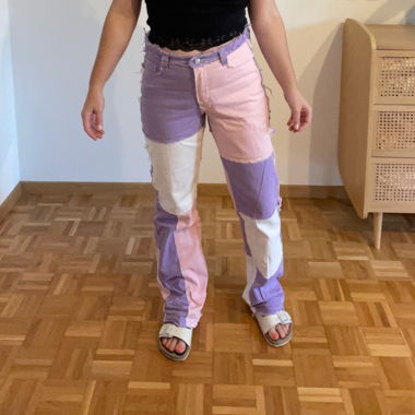 Patchwork jeans