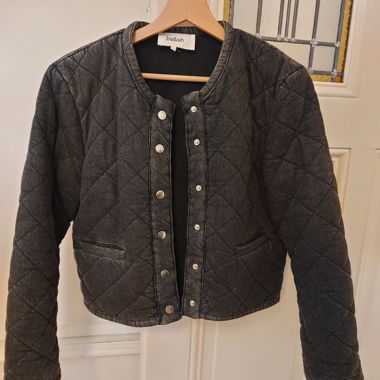 Ba&sh gesteppte Jacke grau Damen