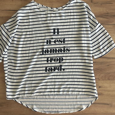Gestreifte Bluse von Stradivarius