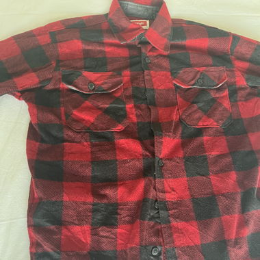 Felpa/Camicia rossa e nera Wrangler 