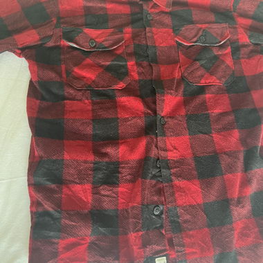 Felpa/Camicia rossa e nera Wrangler 