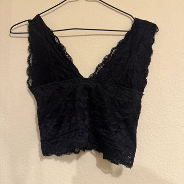 Black Lace Bustier