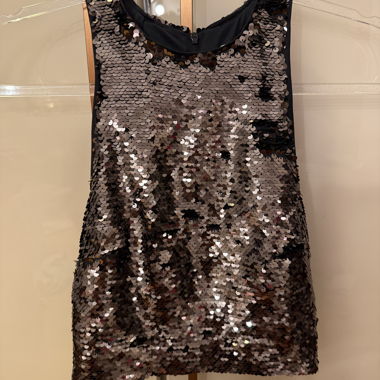 Top da festa con glitter H&M