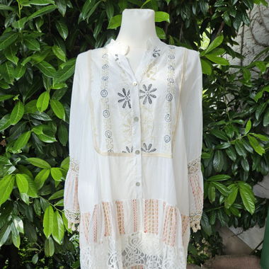 Leichte BOHO Tunika