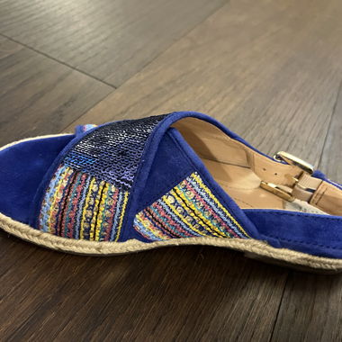 GEOX Sandalen Azurblau 37