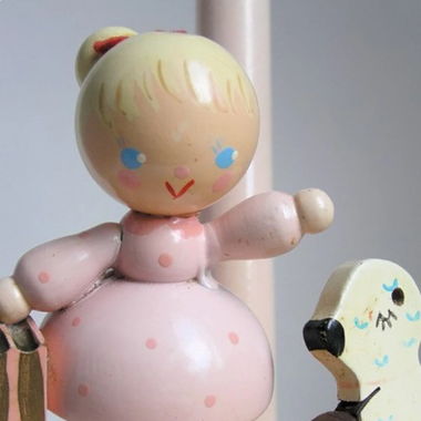 Vintage Kinder Baby Lampe Lampenfuss