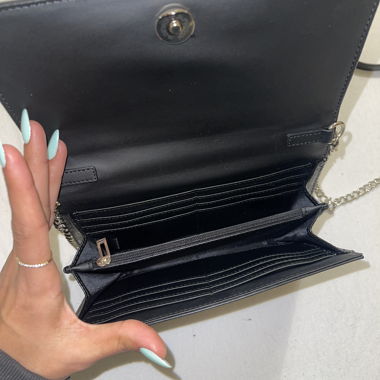 Borsa a tracolla Guess nera