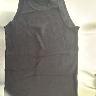 Black sleeveless top ZARA