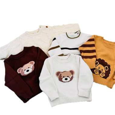 Kids animal sweaters set