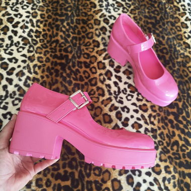 Barbiepink Mary Janes