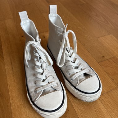 Sneakers alte grigie