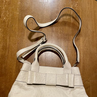 Weisse Kate Sp. Ledertasche