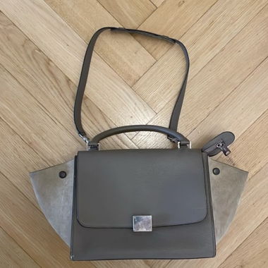 Sac Céline bandoulière taupe