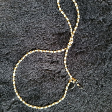 Catena per occhiali con perline