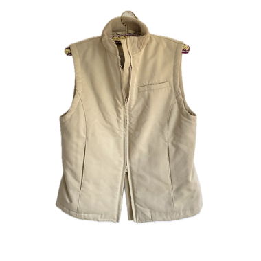 Sleeveless vest with double zipper