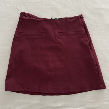 Minigonna bordeaux