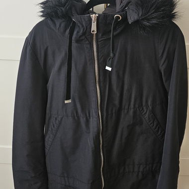 Parka invernale Zara nera taglia M