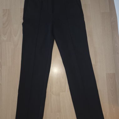 Black tailored trousers