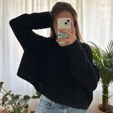 Black sweater from Terranova