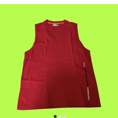 Vintage Puma ärmelloses Top Rot M