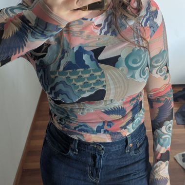 Body Monki gemustert