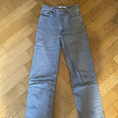 Levi’s Ribcage Straight Jeans hellblau Gr. 25