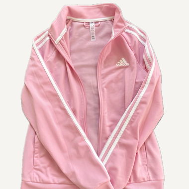Rosa Adidas Reissverschlussjacke