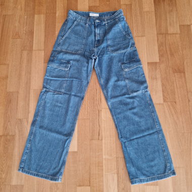 Jeans cargo azzurro chiaro
