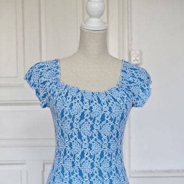 Vintage Top Lace Coquette