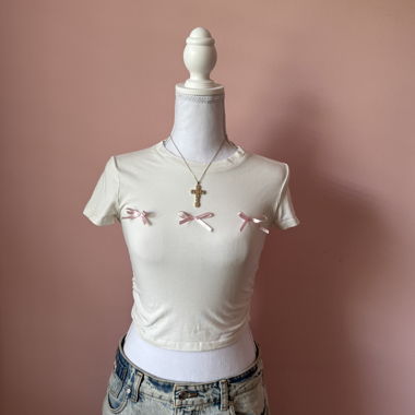 Kurzes T-Shirt Bershka