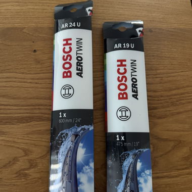 Bosch Aerotwin Scheibenwischer AR 24 U & AR 19U