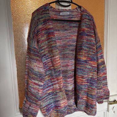 Cardigan multicolore taglia M