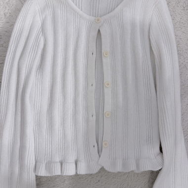 Cardigan per bambini bianco