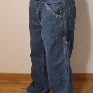 Jeans baggy con tasche cargo
