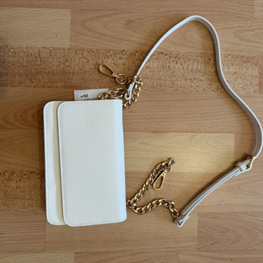 Sac à bandoulière portefeuille blanc